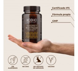 KOBHO CÚRCUMA + PIMIENTA NEGRA 60 CÁPSULAS