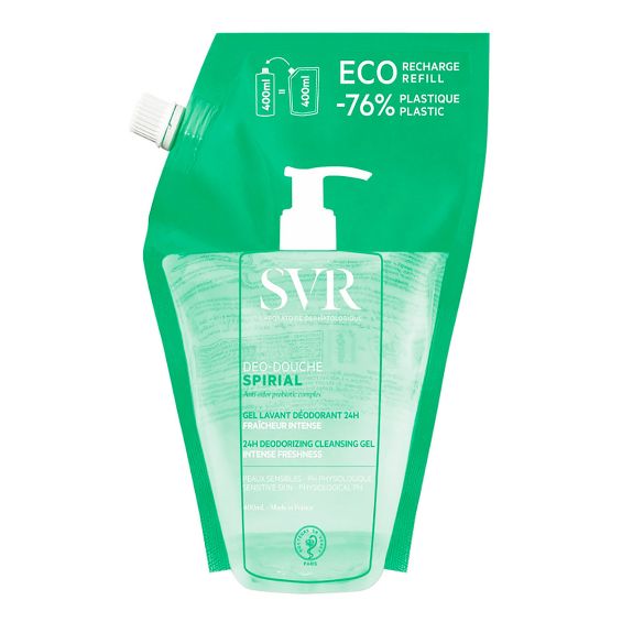 Pack SVR Deo Duche Spirial + ECO Recarga 400+400ml