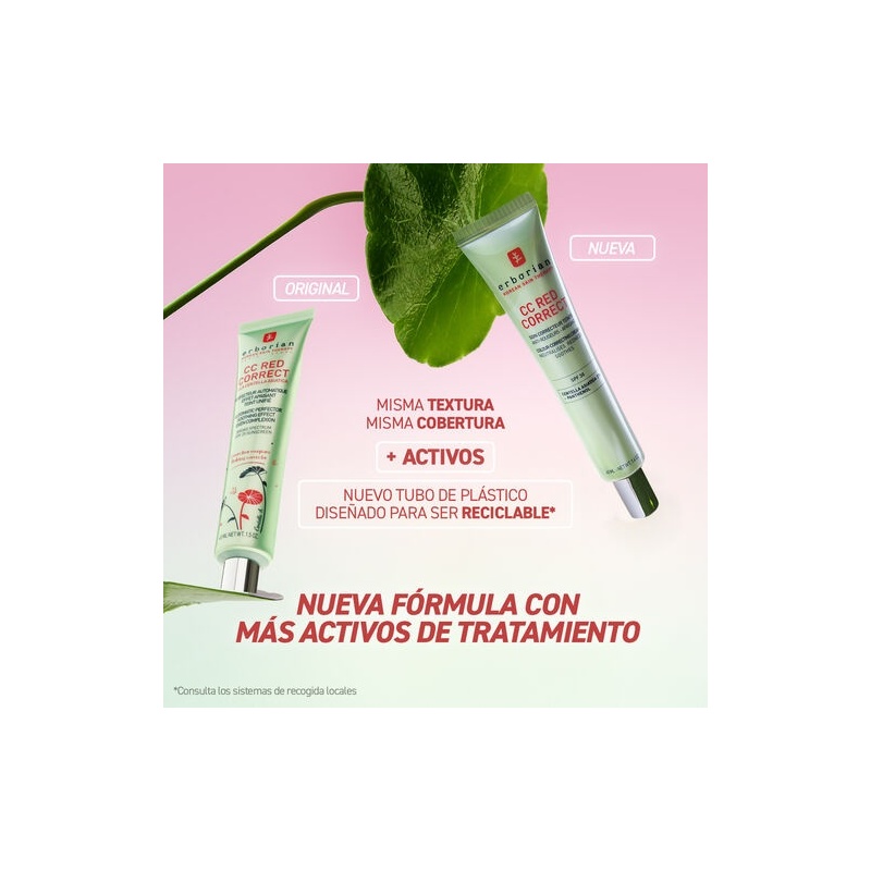 Erborian CC Red Correct Tratamiento Corrector Anti-rojeces 15 ml