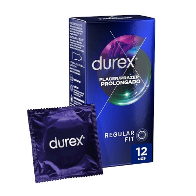 DUREX PROFILACTICO PERFORM EASY PLACER PROLONG 12U