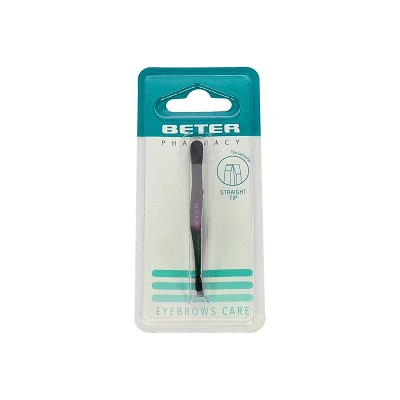 PINZA BETER DEPIL PAVON NEGRA 24003