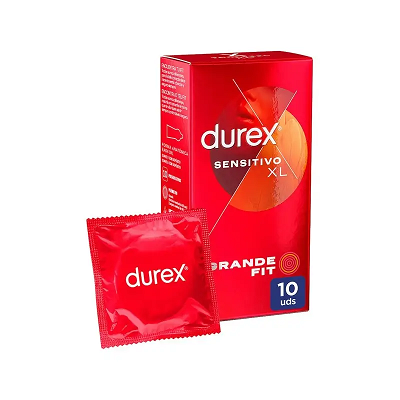DUREX SENSITIVO XL PRESERVATIVOS 10 UNIDADES