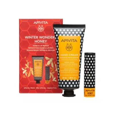 APIVITA PROMO CREMA DE MANOS MIEL + LABIAL