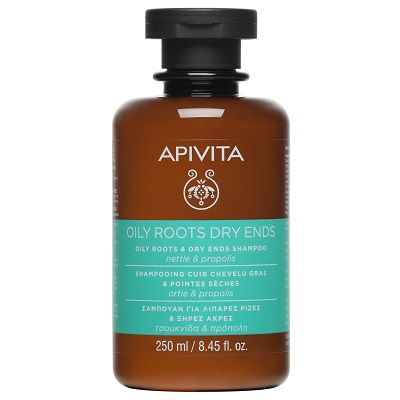 APIVITA OILY ROOTS DRY ENDS CHAMPU