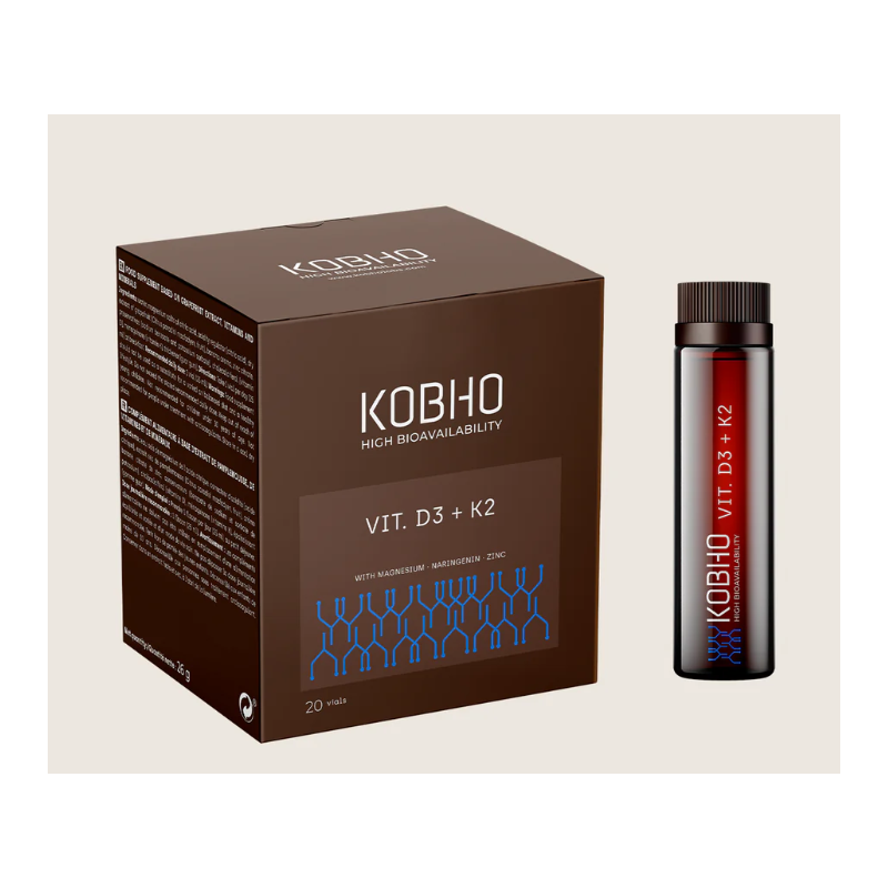 KOBHO VITAMINA D3 + K2 20 VIALES