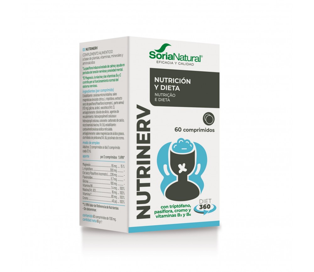 NUTRINERV 60 compr - SORIA NATURAL