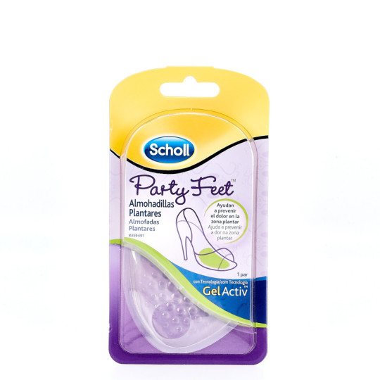 Scholl Party Feet Gelactiv Almohadillas Plantares 1 Par