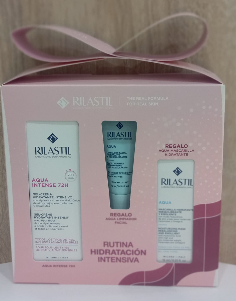 Rilastil Cracker Aqua Intense Crema 40ml+Mascarilla 15ml+Limpiador 15ml