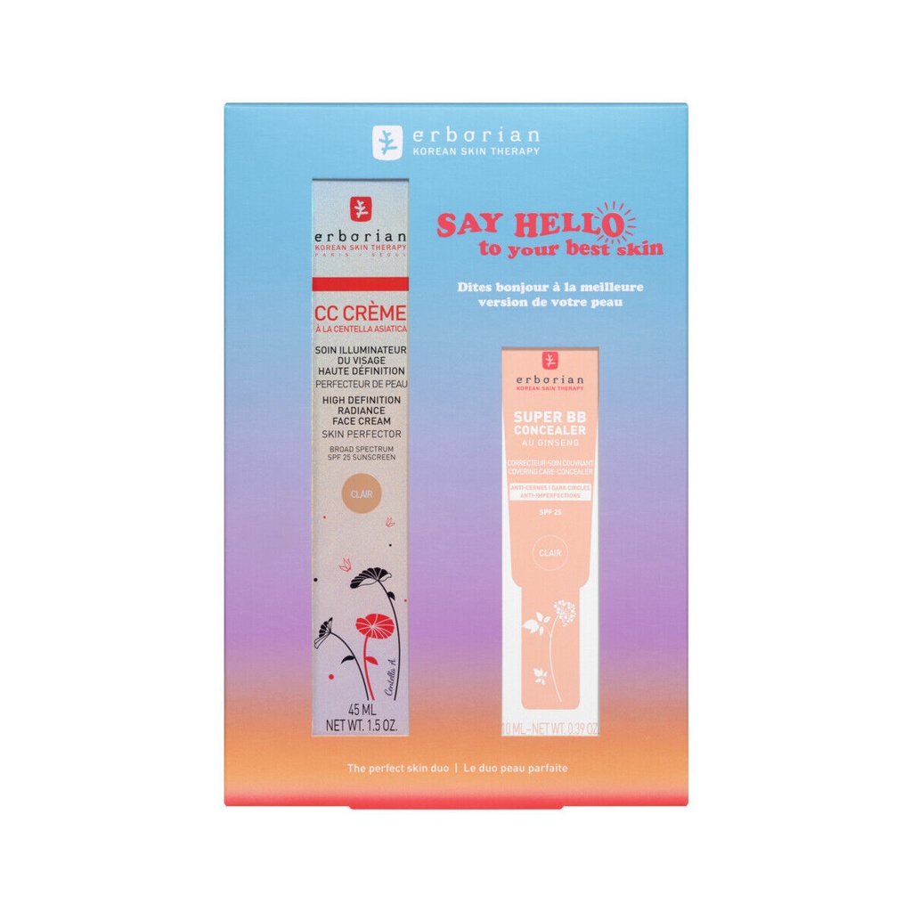 ERBORIAN PACK CC CREME CLAIR 45ML + SUPER BB CONCEALER 10ML